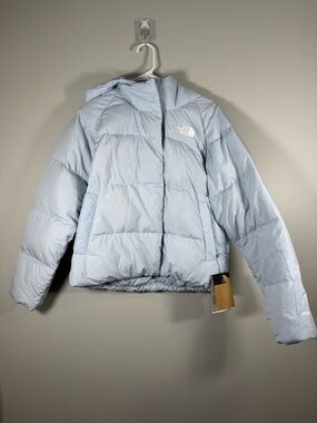 The North Face Girls North Down Hooded Jacket Polar Haze XL 14/16 - SEE DETAILS